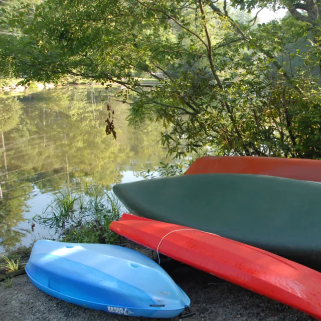 canoes and kayaks